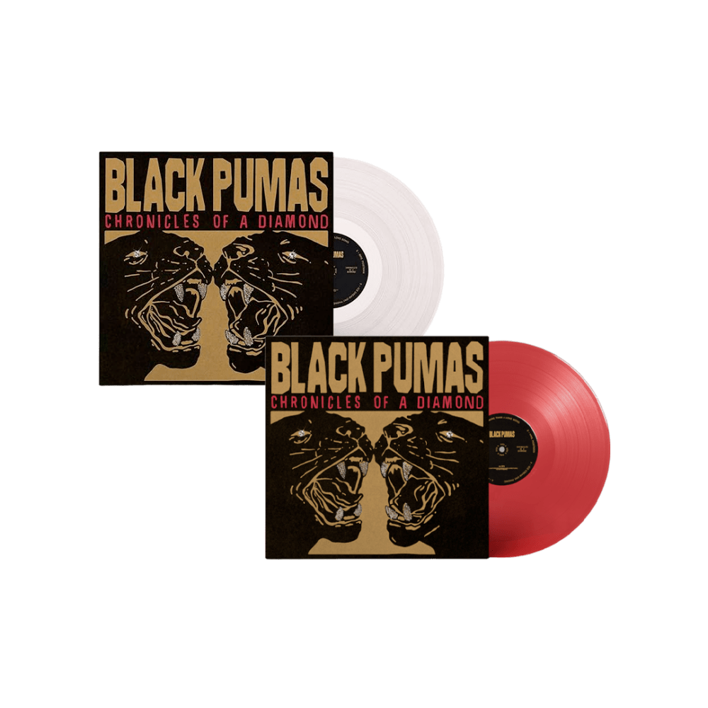 Black Pumas Vinyl - Chronicles of a Diamond Clear + Red Vinyl