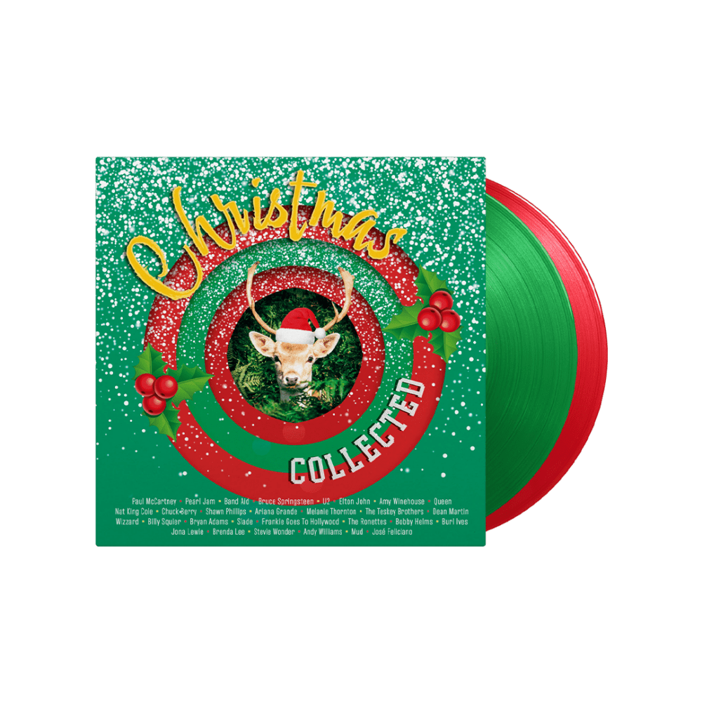 Various Artists - Christmas Collected Translucent Green & Red Double Heavyweight Vinyl