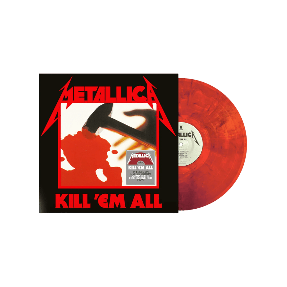 Metallica - Kill'em All Jump In The Fire Engine Red Coloured Heavyweight Vinyl