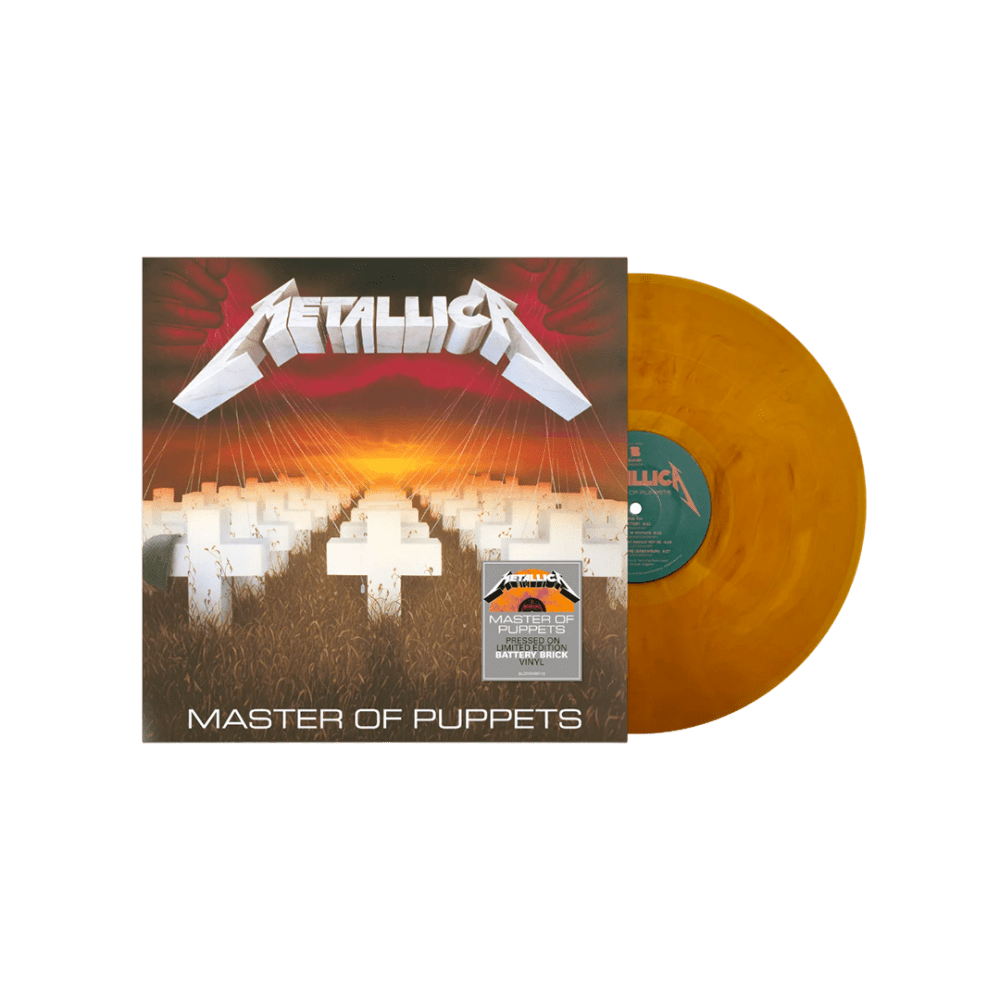 Metallica - Master of Puppets Battery Brick Coloured Heavyweight Vinyl
