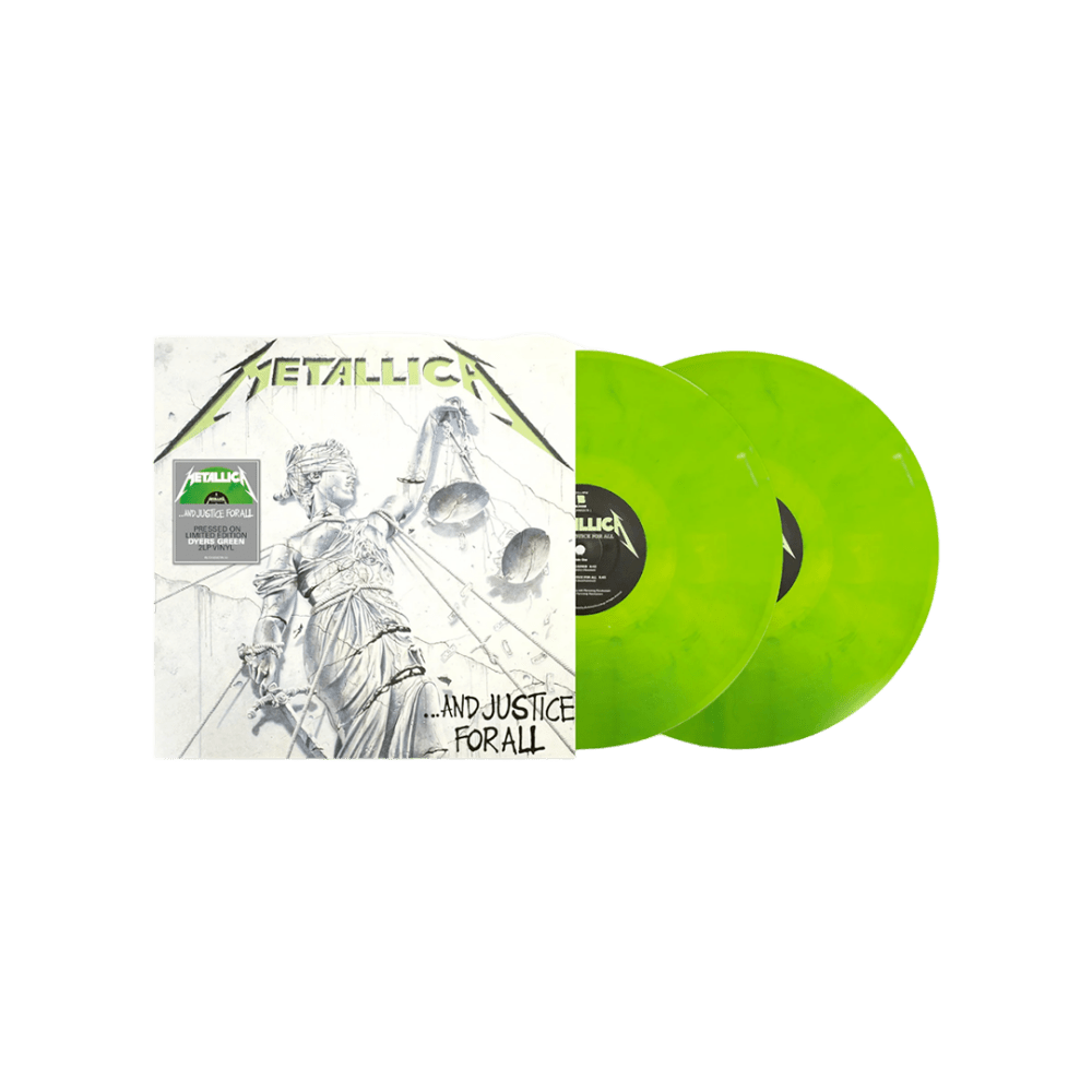 Metallica - And Justice For All Dyers Green Coloured Double Heavyweight Vinyl