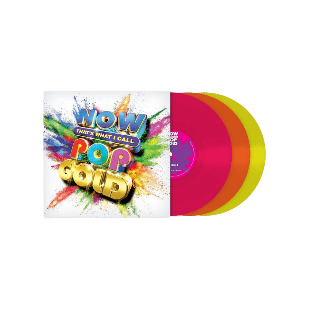 Various Artists - NOW Thats What I Call Pop Gold Red-Orange-& Yellow Coloured Triple Vinyl