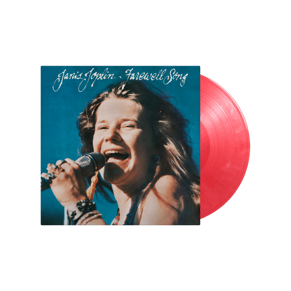 Janis Joplin - Farewell Song Red & White Marbled Heavyweight Vinyl