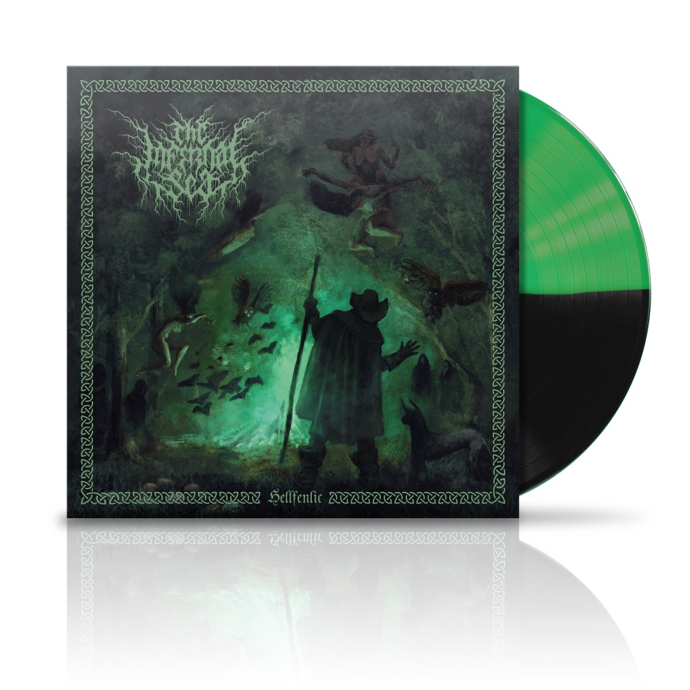 The Infernal Sea - Hellfenlic Half Green Half Black   Vinyl