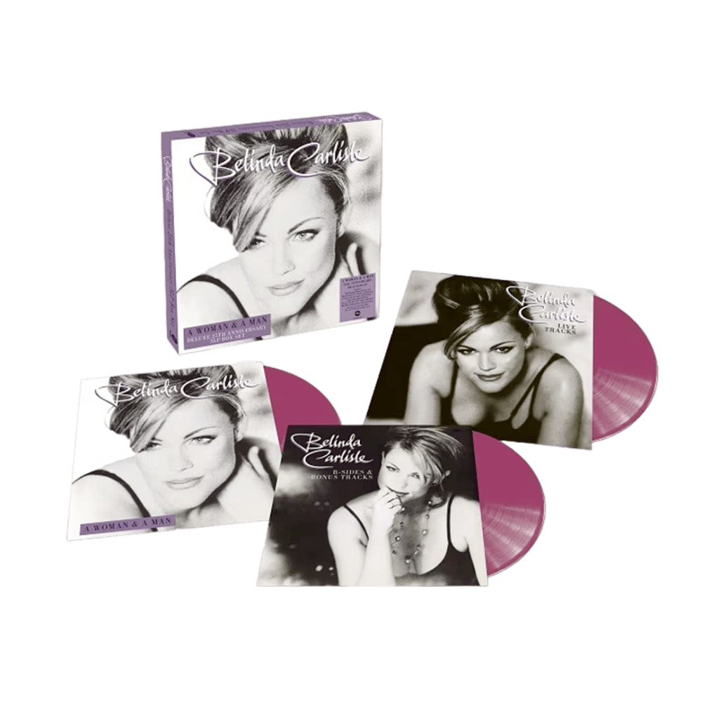 Belinda Carlisle - A Woman and A Man- 25th Anniversary Purple Triple Heavyweight Vinyl