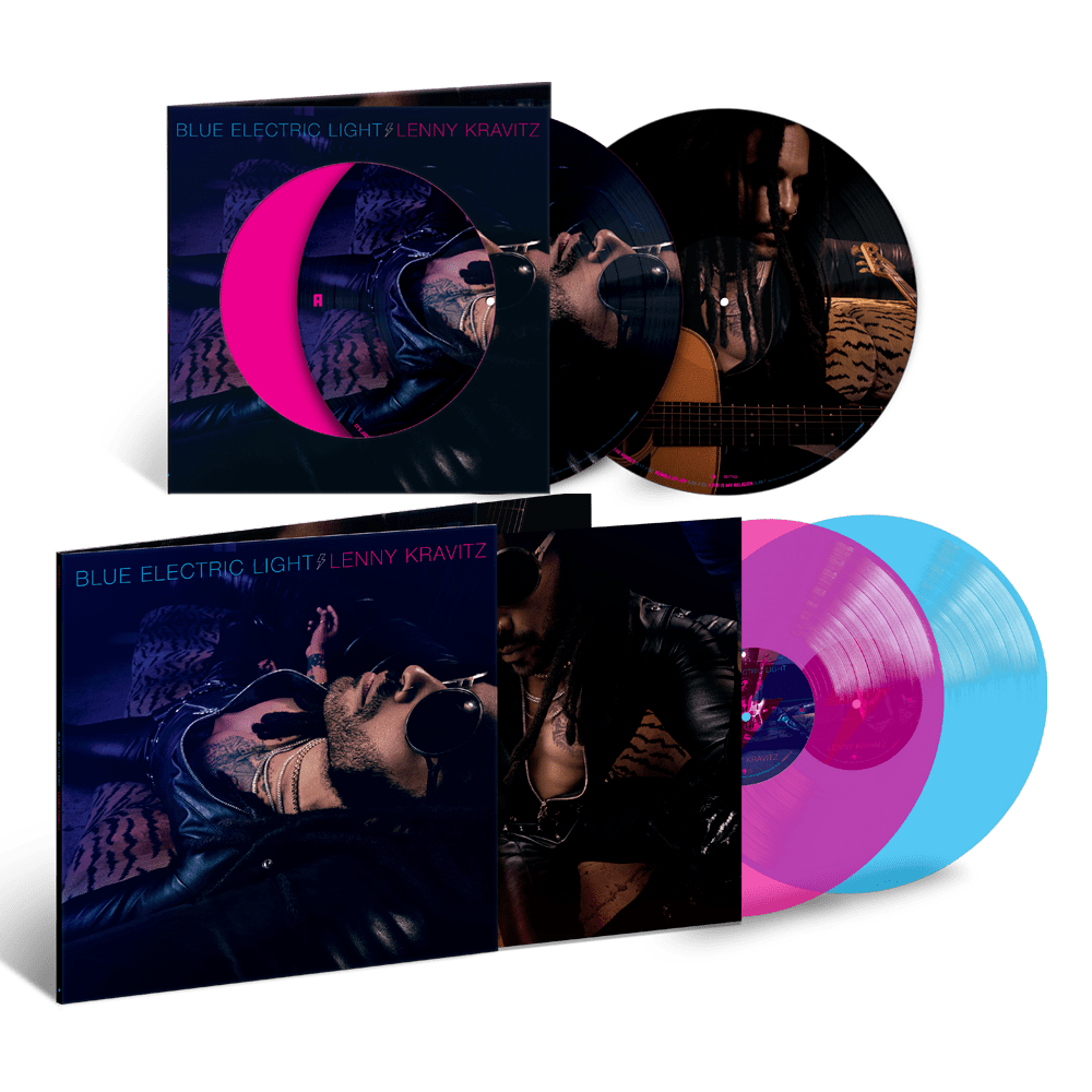 Lenny Kravitz - Blue Electric Light Double Picture Disc Vinyl LP + Double Coloured Vinyl LP