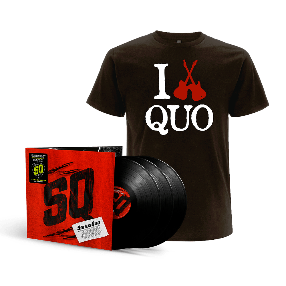 Status Quo - Official Archive Series Vol. 2 - Live In London Triple Vinyl + T-Shirt