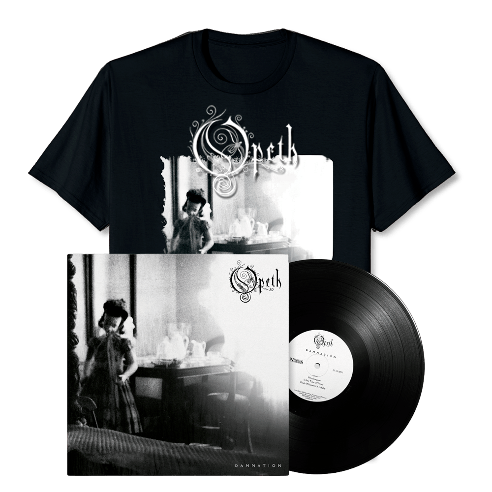 Opeth T-Shirt - Damnation 20th Anniversary Edition Black Heavyweight Vinyl & T-Shirt