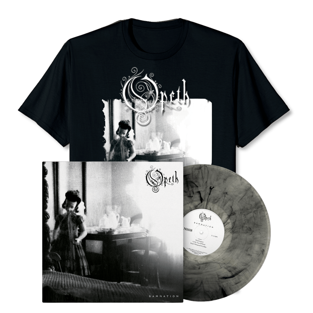 Opeth T-Shirt - Damnation 20th Anniversary Edition Exclusive Splattered Vinyl & T-Shirt