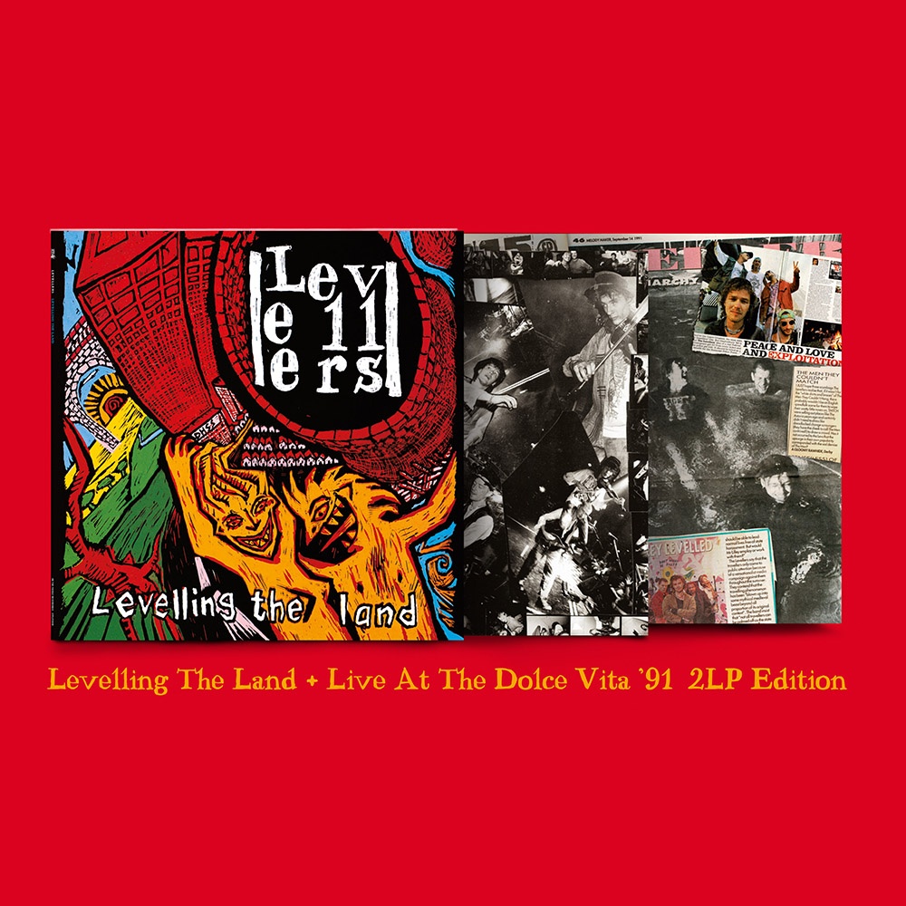 The Levellers - Levelling The Land 2023 Remix-Live At The Dolce Vita 91 2LP Double-Vinyl