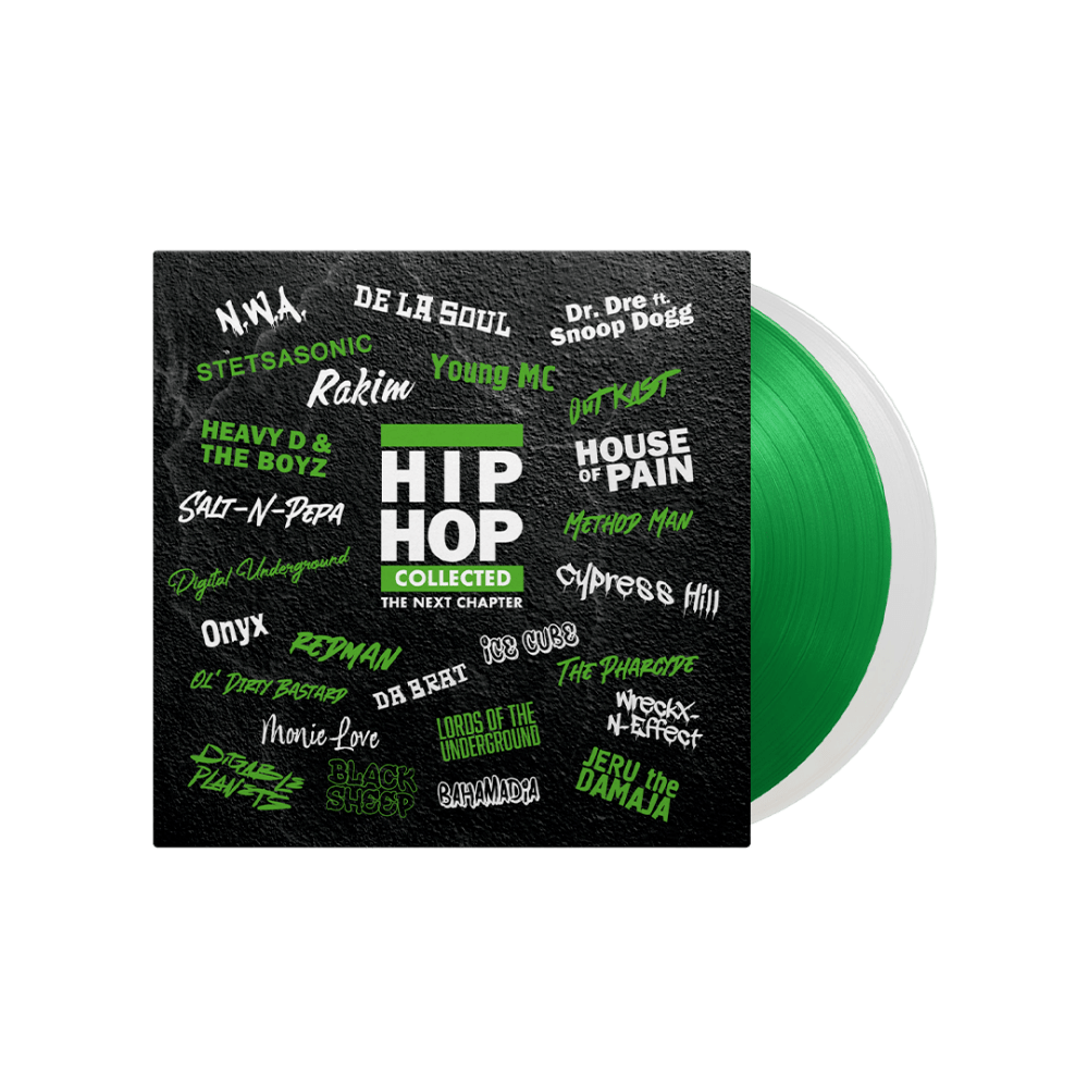 Various Artists Vinyl - Hip Hop Collected - The Next Chapter Green & White Double Heavyweight Vinyl