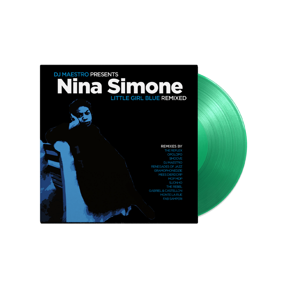 Nina Simone & DJ Maestro - Little Girl Blue Remixed Green Double Heavyweight Vinyl