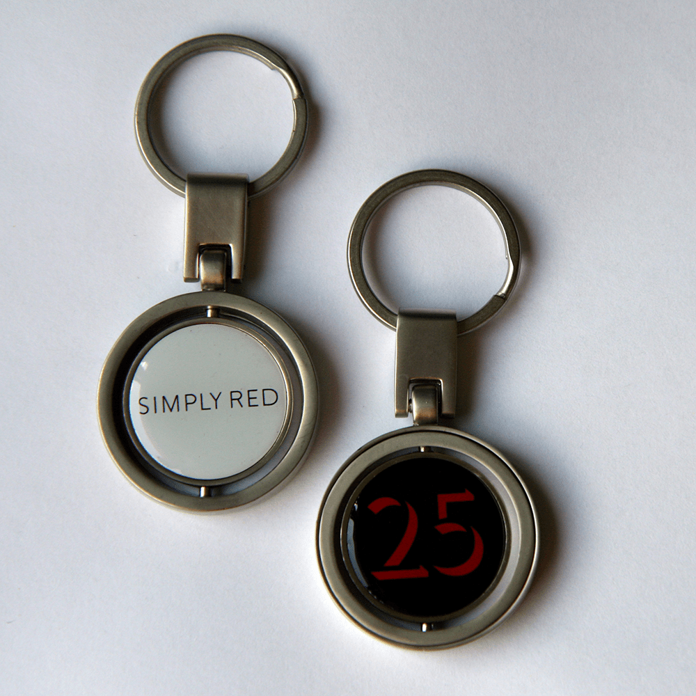 Simply Red - Greatest Hits 25 Spinning Key Ring