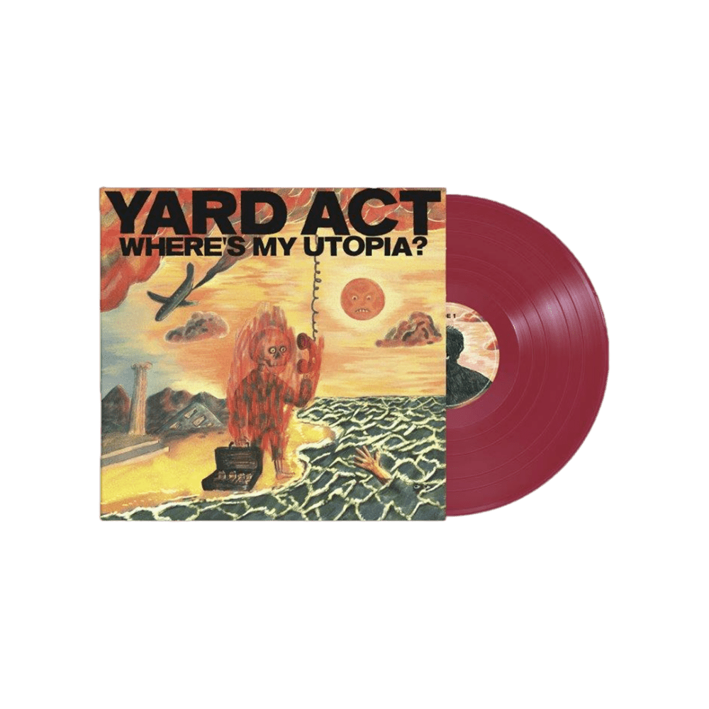 Yard Act Vinyl - Where's My Utopia Maroon Vinyl