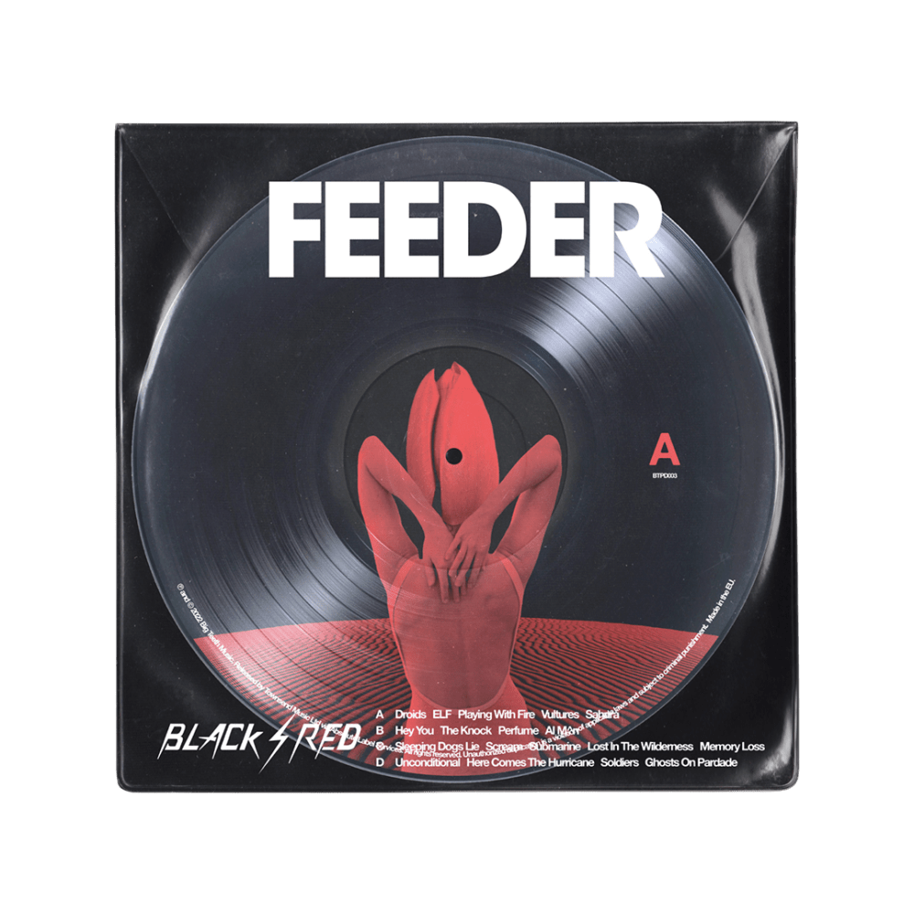 Feeder Vinyl - Black / Red Picture Disc Double Vinyl