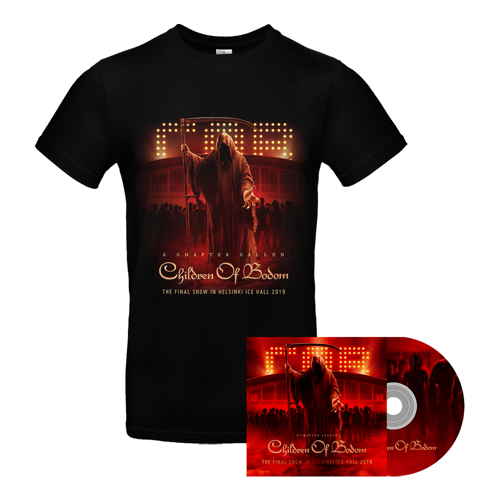 Children Of Bodom - A Chapter Called Children of Bodom (Final Show in Helsinki Ice Hall 2019) CD + T-Shirt