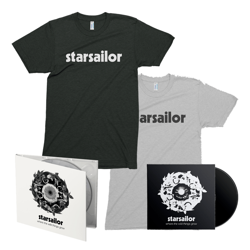 Starsailor - Where The Wild Things Grow (Signed) CD + T-Shirt