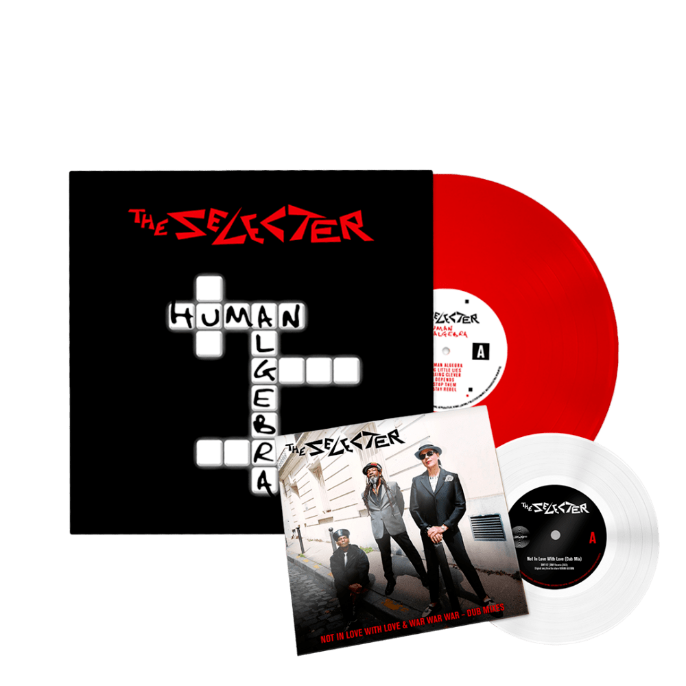 The Selecter - Not In Love With Love & War War War Dub Mixes-Human Algebra Red-Vinyl