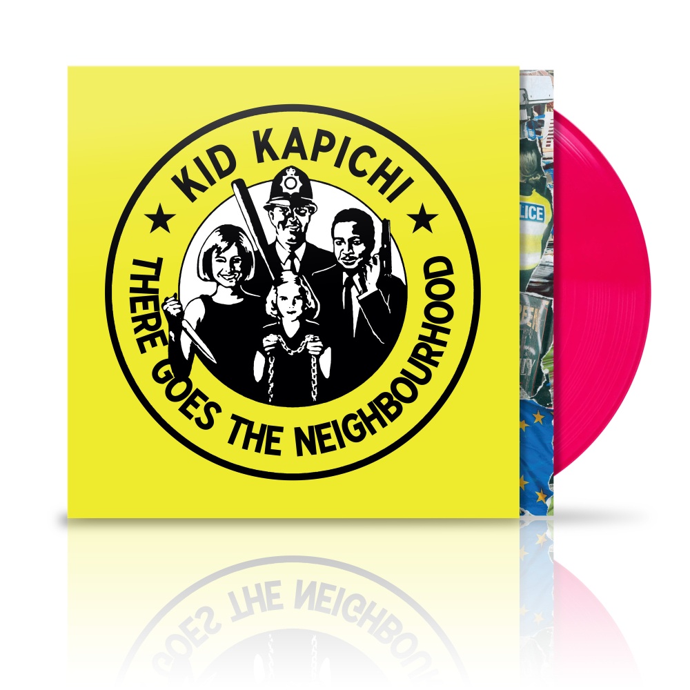 Kid Kapichi - There Goes The Neighbourhood Neon Pink Signed Vinyl