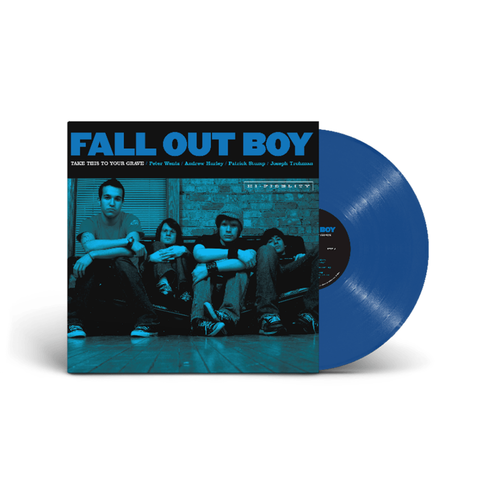 Fall Out Boy Vinyl - Take This to Your Grave Blue Jay Coloured Vinyl