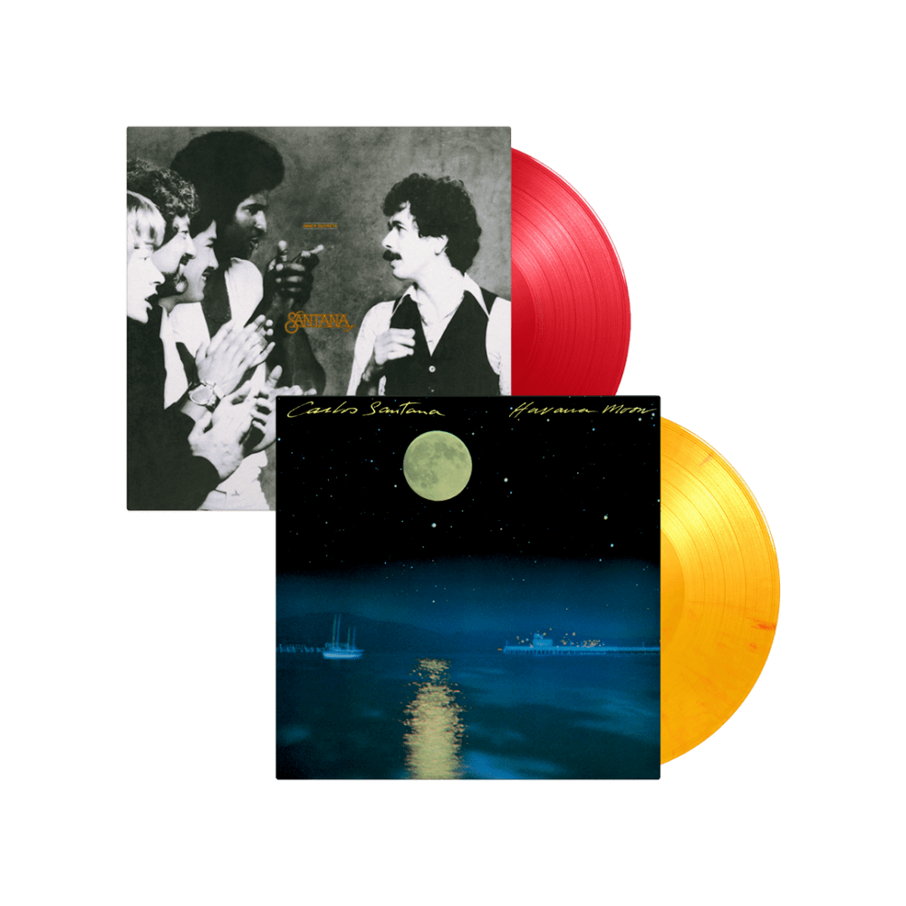 Santana - Inner Secrets Red-Havana Moon Yellow & Red Marbled Heavyweight Vinyl