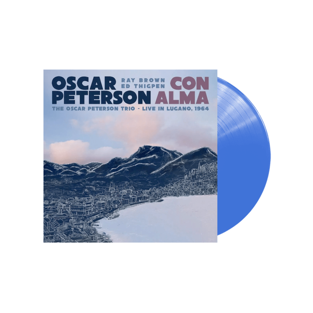 Oscar Peterson - Con Alma: The Oscar Peterson Trio- Live in Lugano-1964 RSD BF 23 Blue Vinyl