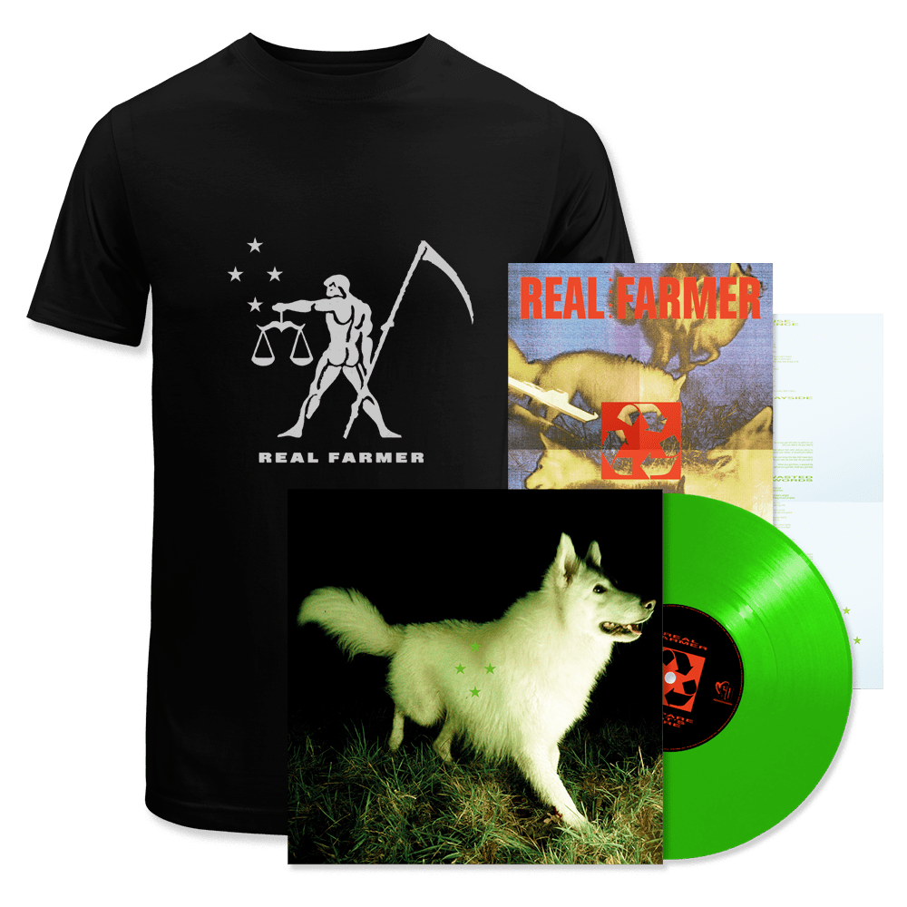 Real Farmer - Compare What's There Green Vinyl LP + T-Shirt