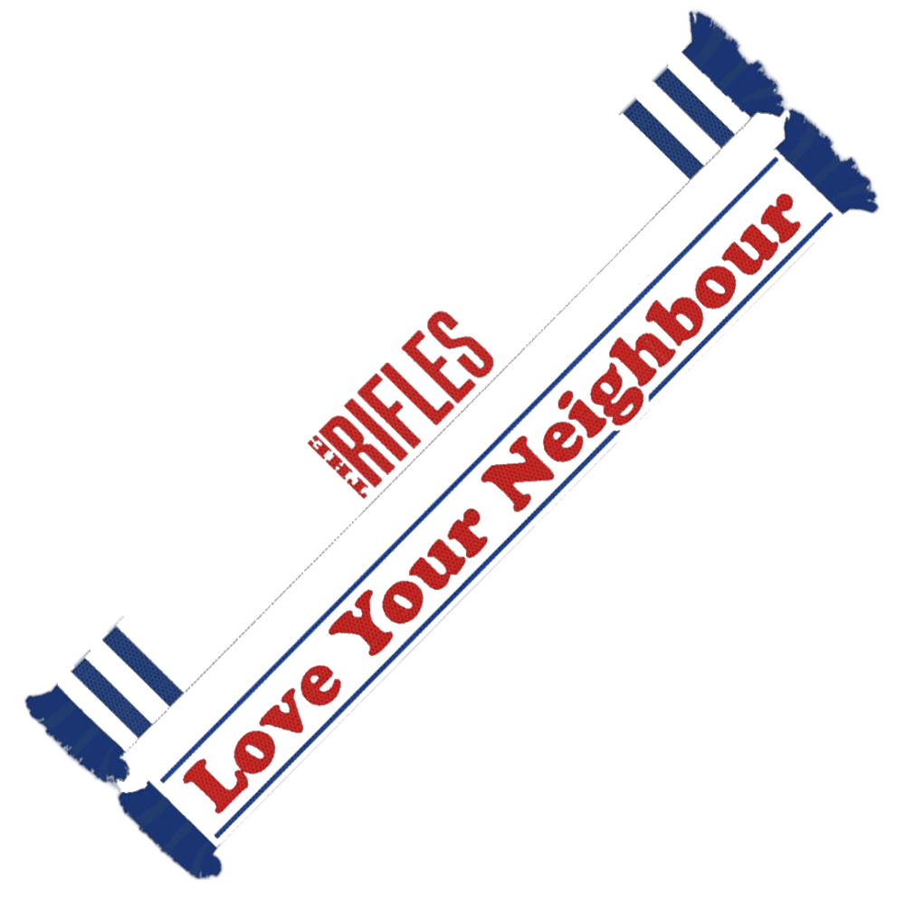 The Rifles Scarf - Love Your Neighbour Scarf