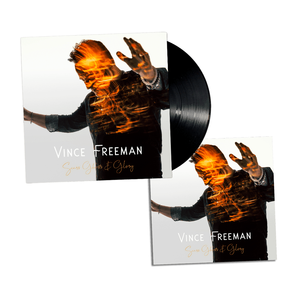 Vince Freeman Print - Scars Ghosts & Glory Signed Vinyl + Print