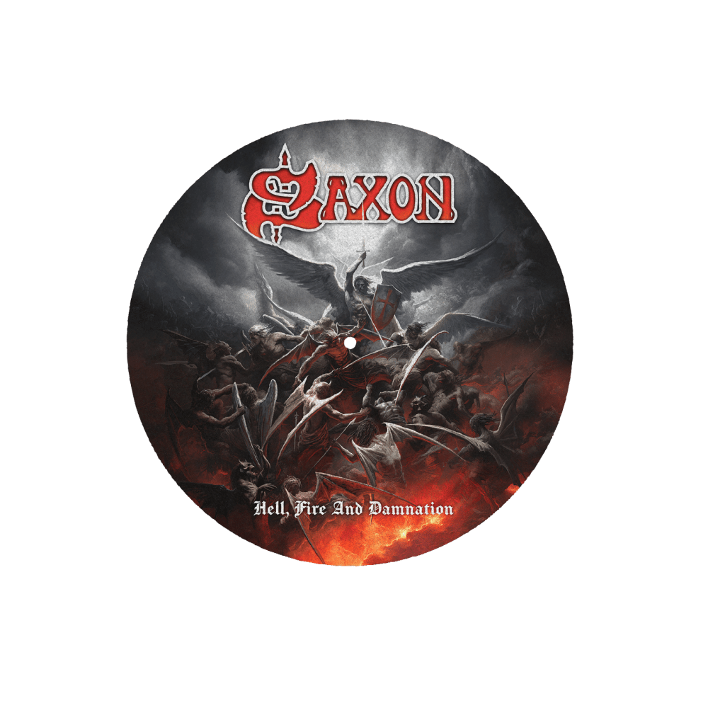 Saxon Slipmat - Hell Fire And Damnation Slipmat