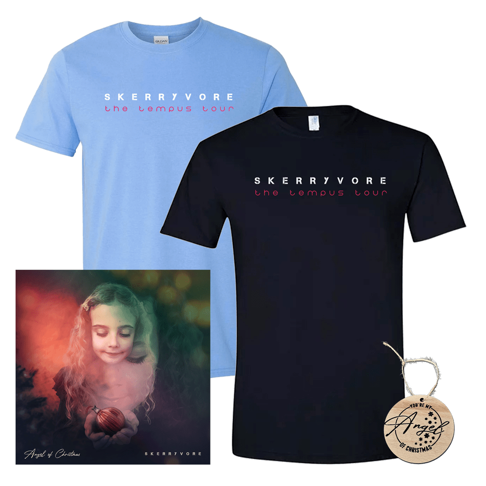 Skerryvore - Angel Of Christmas Digital Single + Bauble + Tempus Tour T-Shirt