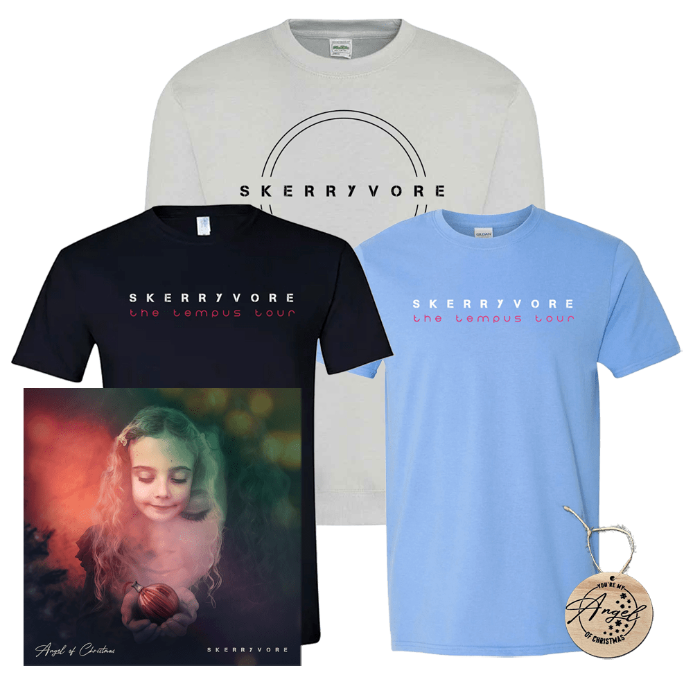 Skerryvore - Angel Of Christmas Digital Single + Bauble + Winter Edition Sweatshirt + Tempus Tour T-Shirt