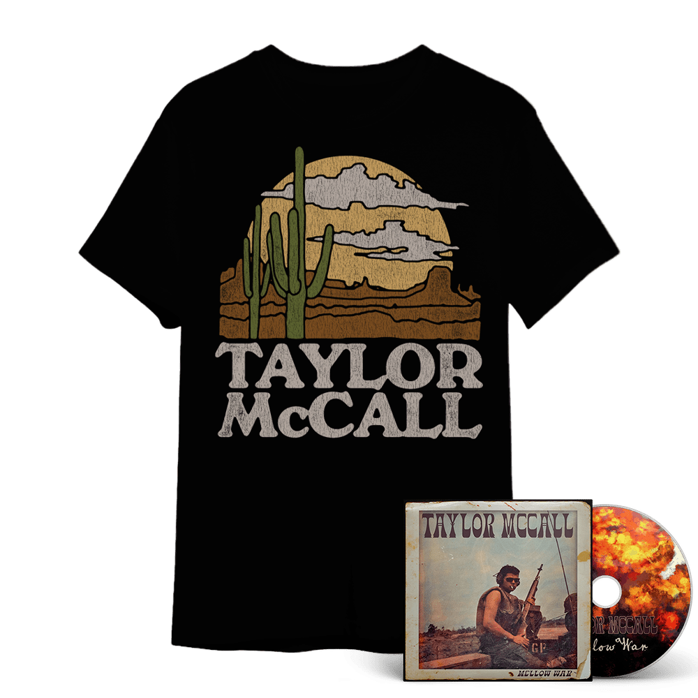 Taylor McCall T-Shirt - Mellow War CD + Desert T-Shirt