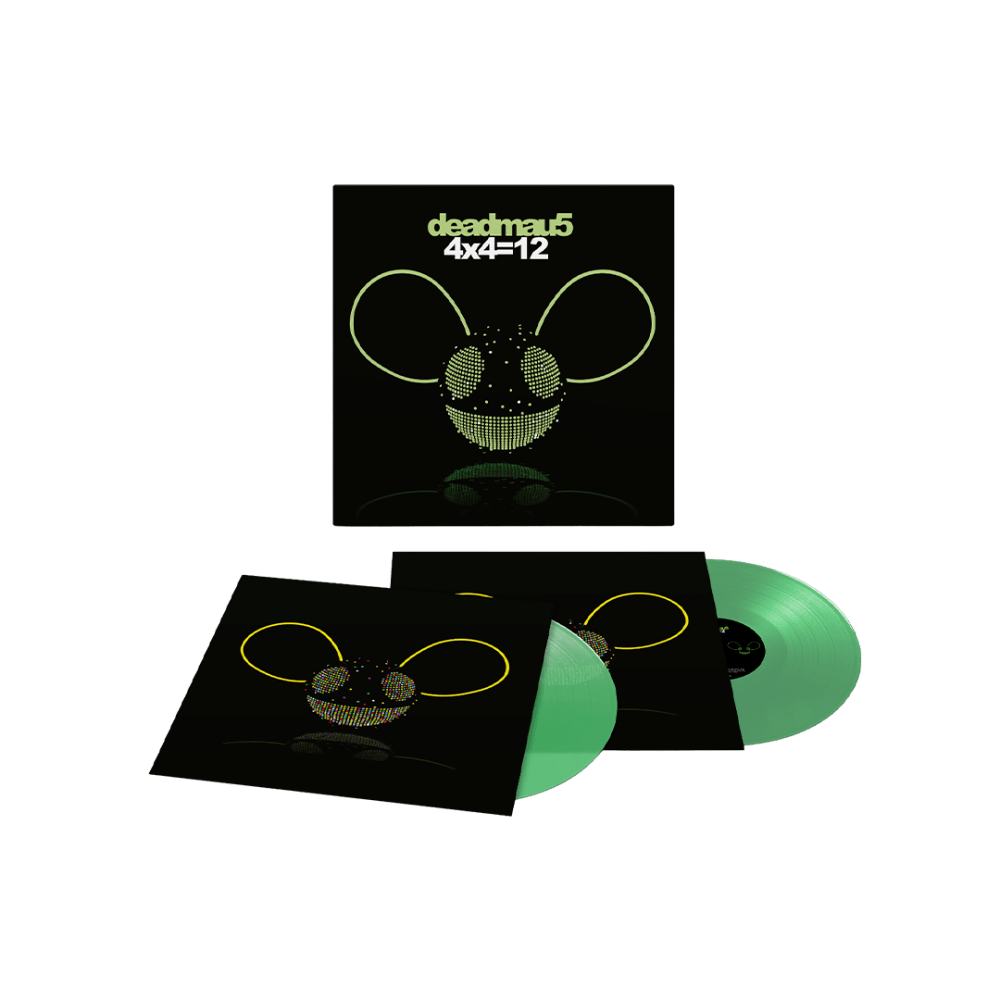 deadmau5 Vinyl - 4x4=12 Transparent Green Double Vinyl