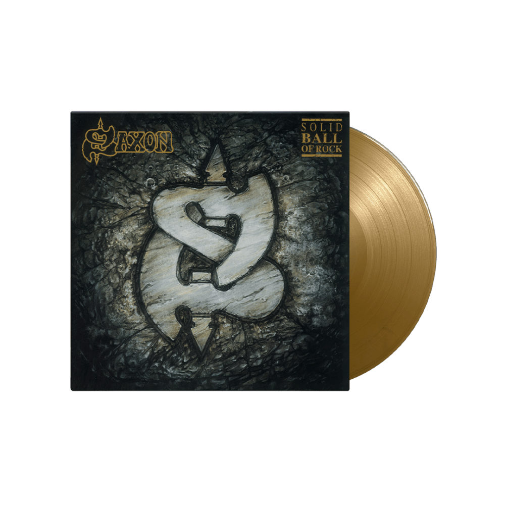 Saxon - Solid Ball of Rock Gold Heavyweight Vinyl