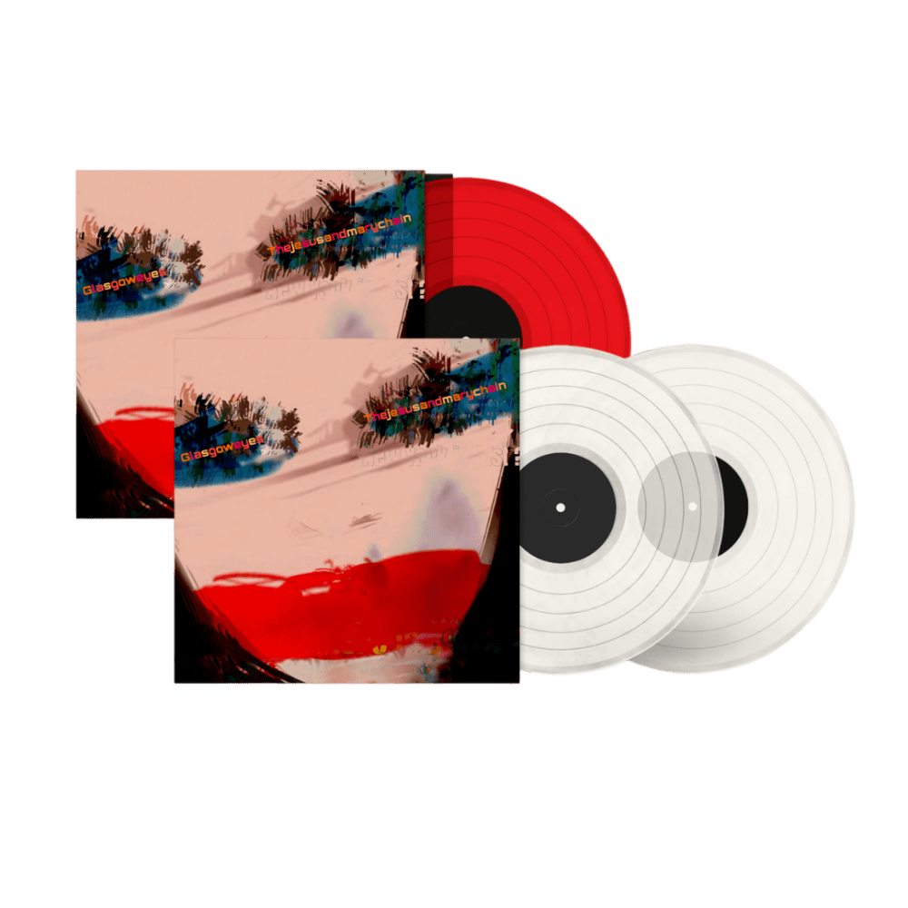 The Jesus and Mary Chain - Glasgow Eyes Clear Double-Vinyl-Clear Red-Vinyl