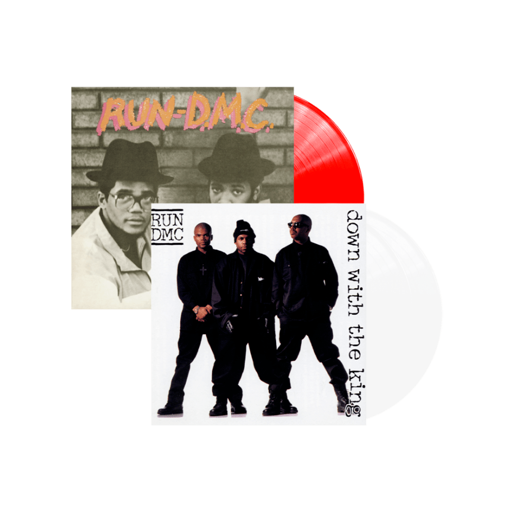 Run-DMC - Run-DMC Red-Vinyl-Down With The King White Double-Vinyl