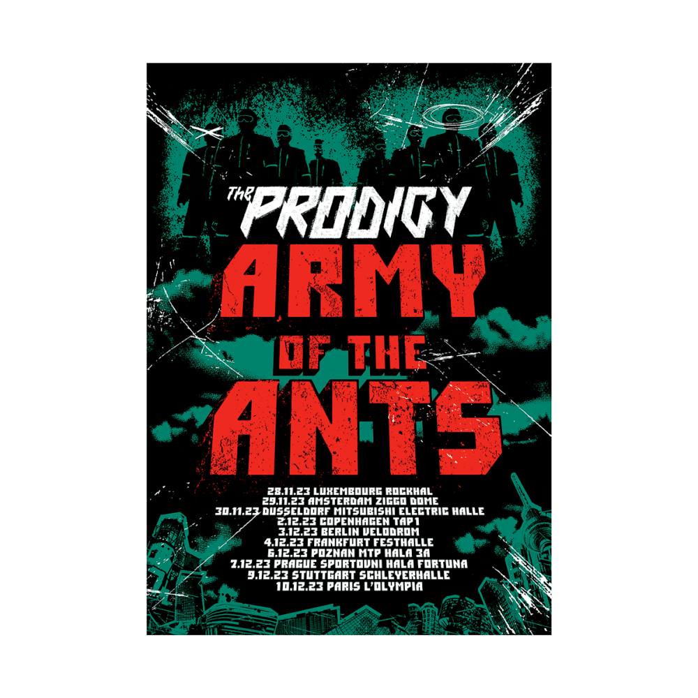 The Prodigy Poster - EU A2 Screenprint Tour Poster