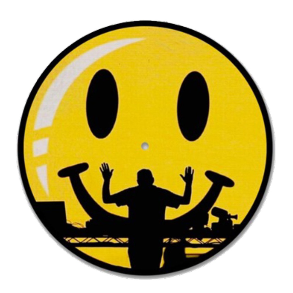 Fatboy Slim Slipmat - Yellow Signed Smiley Slipmat