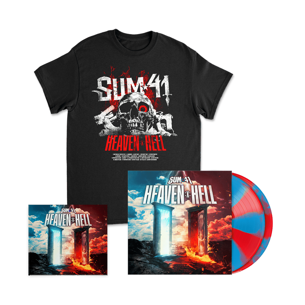 Sum 41 - Heaven :x: Hell Choice of Double Vinyl + 2CD + Skull T-Shirt