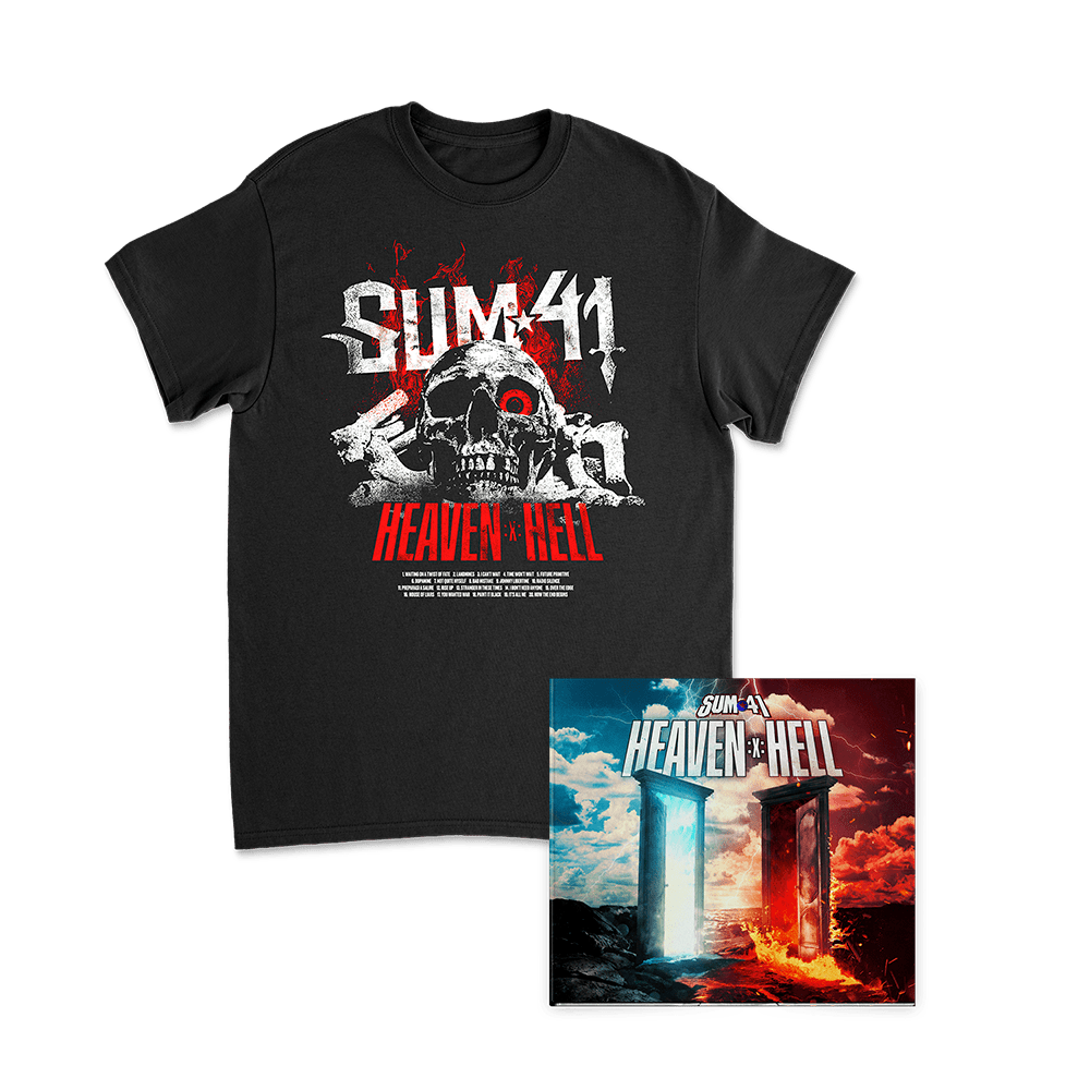 Sum 41 - Heaven :x: Hell 2CD + Skull T-Shirt