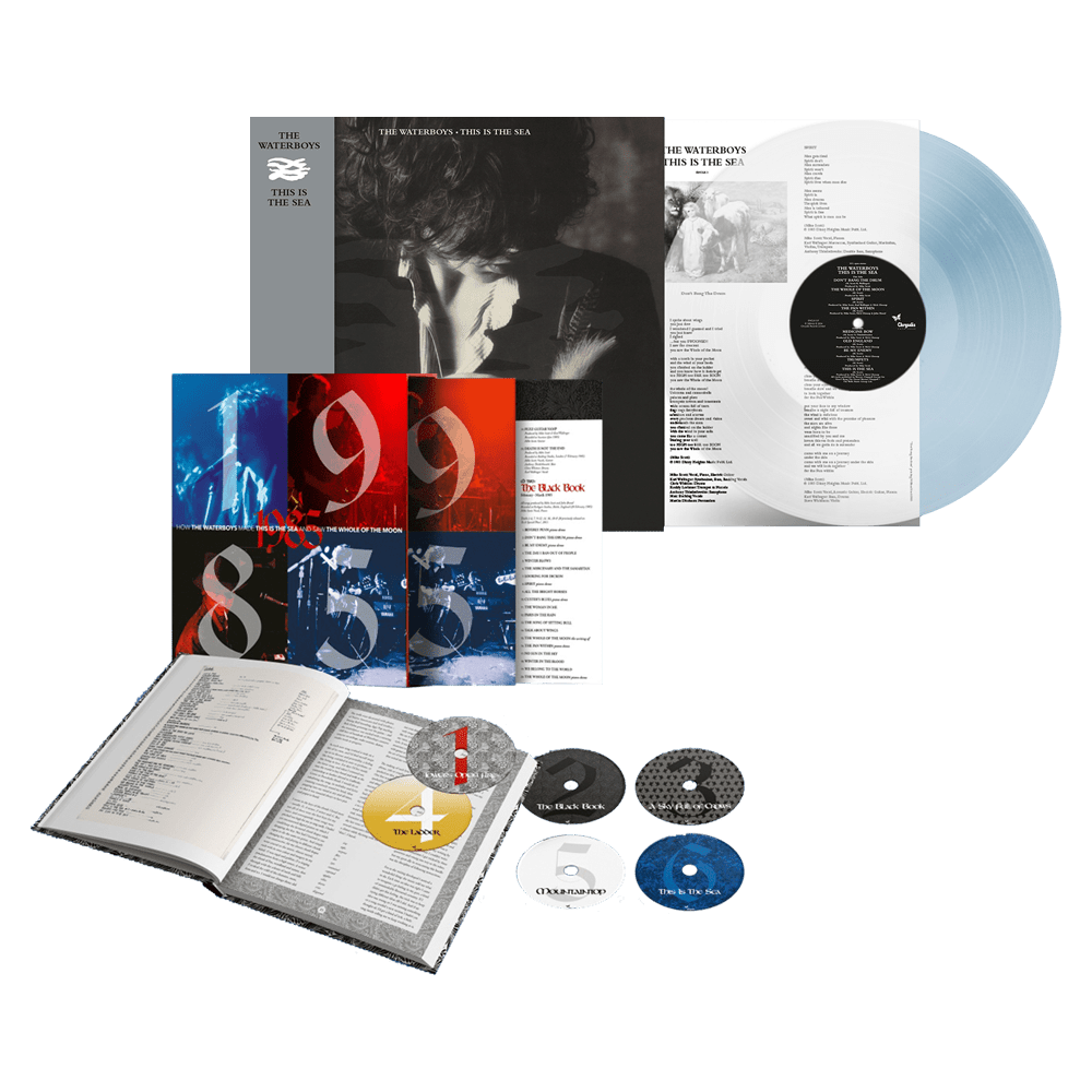 The Waterboys Vinyl – 1985 Deluxe Edition Limited Edition 6CD Book Box Set + This Is The Sea Limited Edition Clear Vinyl