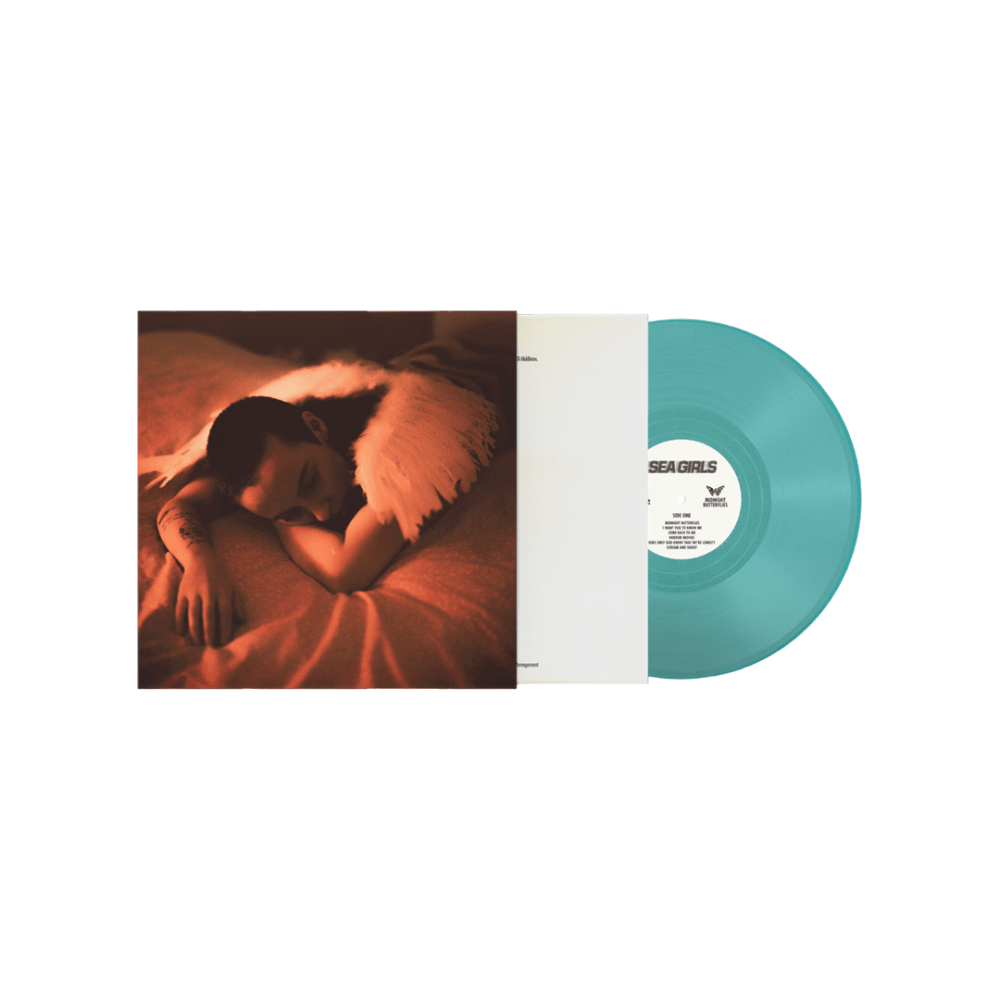 Sea Girls Vinyl - Midnight Butterflies Transparent Petrol Coloured Vinyl