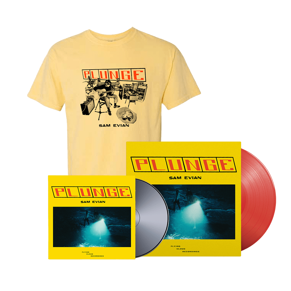 Sam Evian - Plunge Translucent Red Vinyl + CD + T-Shirt