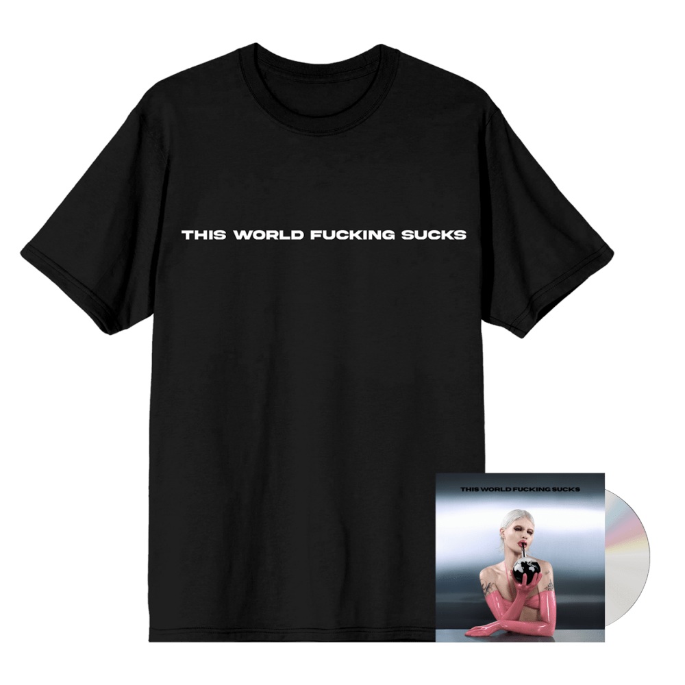 Cassyette - This World Fucking Sucks CD + T-Shirt