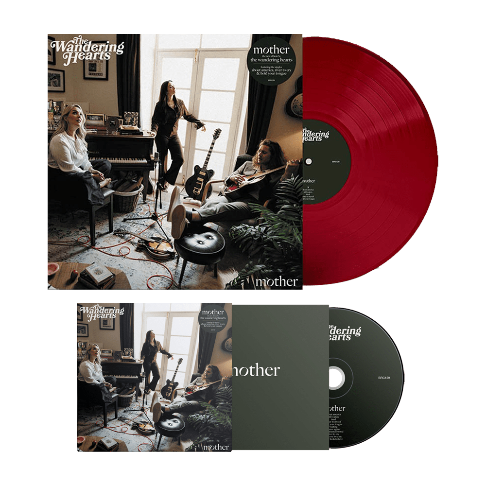 The Wandering Hearts - Mother CD-Exclusive Red-Vinyl