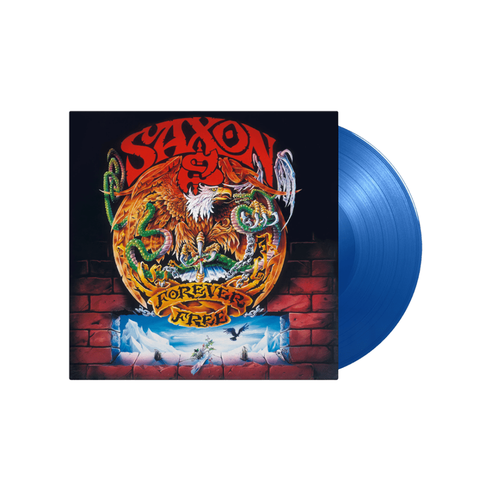 Saxon - Forever Free Translucent Blue Heavyweight Vinyl