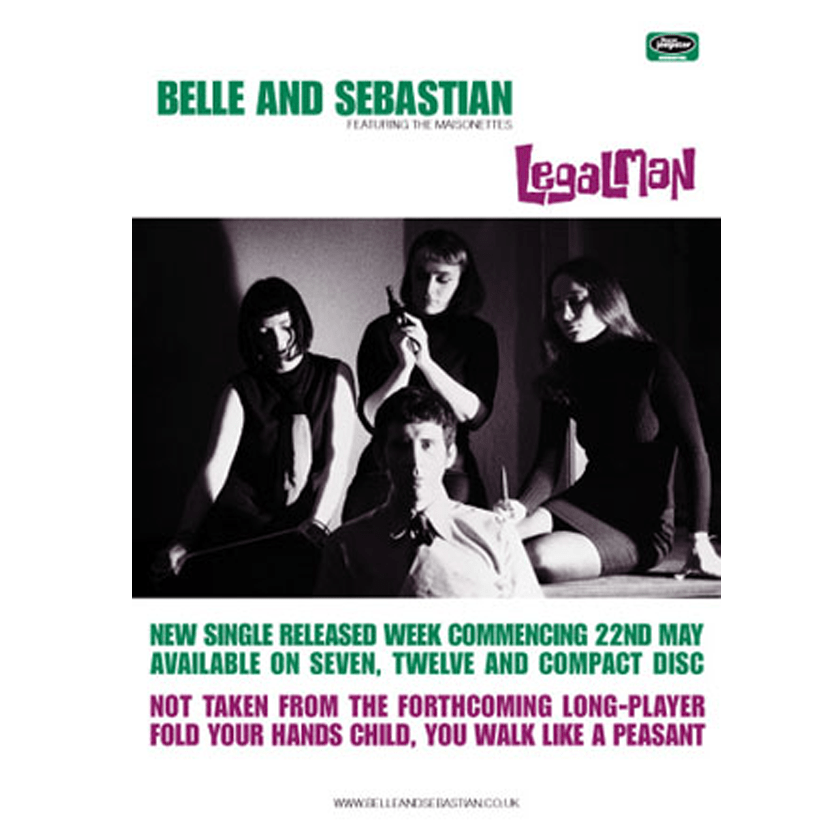 Belle and Sebastian Poster - Legal Man 150 x 100cm Poster