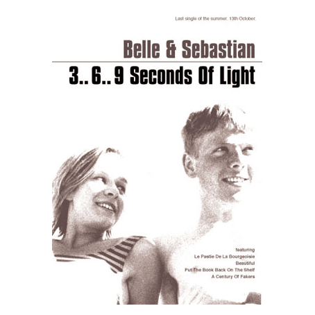 Belle and Sebastian Poster - 3..6..9 Seconds Of Light 70 x 50cm Poster