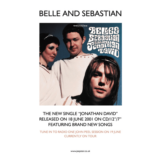 Belle and Sebastian Poster - Jonathan David 70 x 50cm Poster